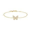 Ania Haie Sunny Sparkler Goldenes Schmetterling Pavé Armband